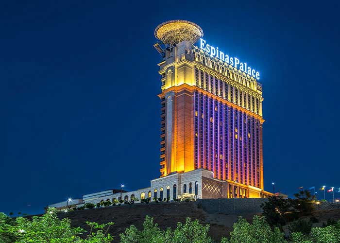 بهترین هتل های پنج ستاره تهران - هتل اسپیناس پالاس