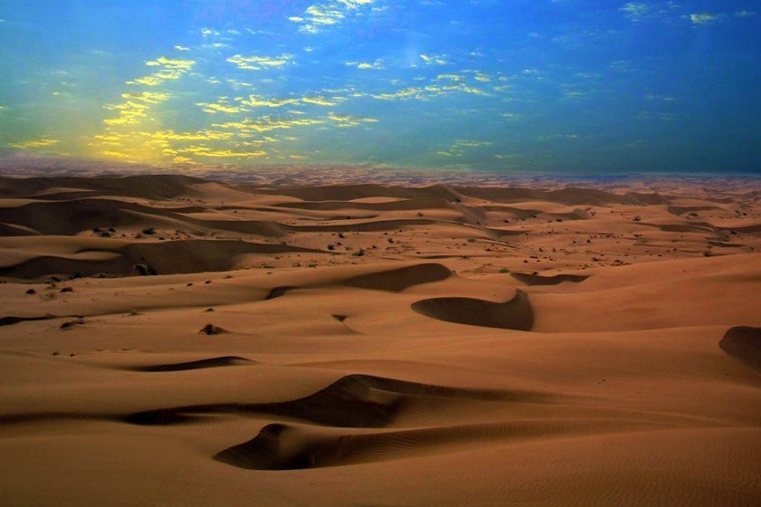 تپه های شنی اطراف کویر