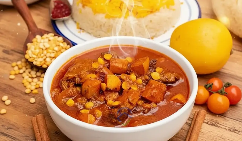 غذاهای محلی شیراز قورمه به شیرازی