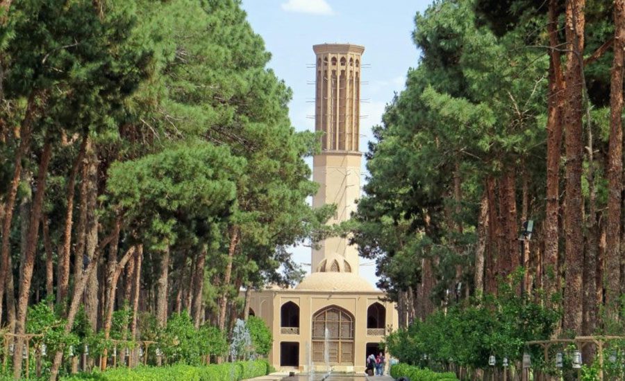 باغ دولت آباد یزد، حکایت بلندترین بادگیر جهان