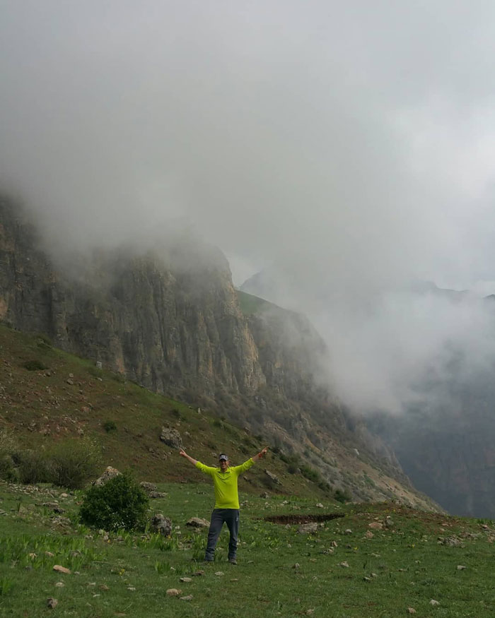 سفربازی - آبشار مه آلود هریجان چالوس