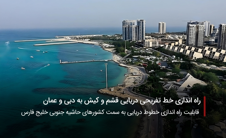 راه اندازى خط تفریحى دریایى قشم و کیش به دبى و عمان
