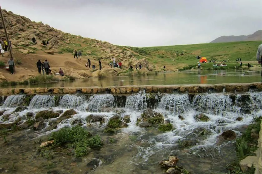بازدید از اطراف شهر کرد استان چهارمحال بختیاری چشمه دیمه