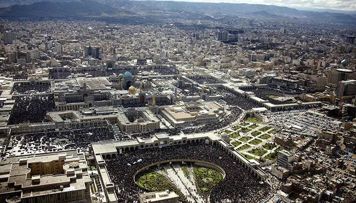 سفربازی - نمای بالای حرم امام رضا علیه السلام