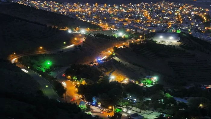 سفربازی - پارک آبیدر در شب