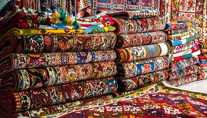 سفربازی - هنر قالی و گلیم بافی در همدان