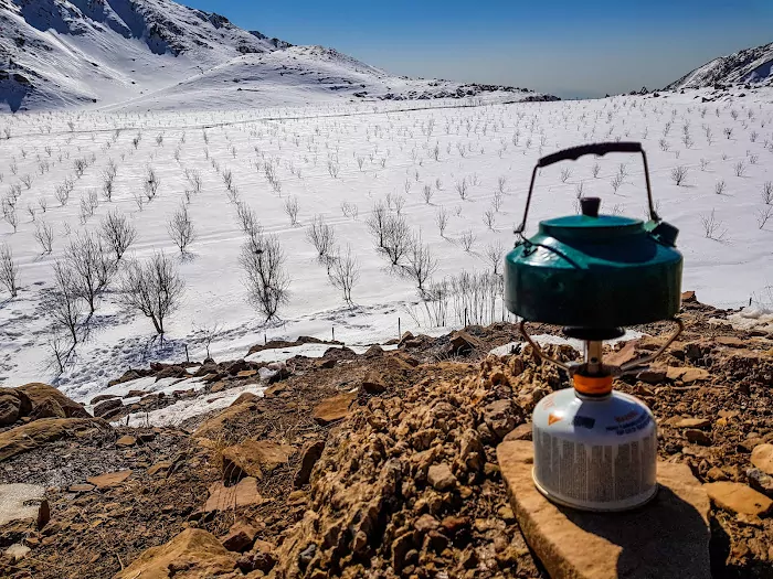 سفربازی - منظره زمستان دشت هویج لواسان