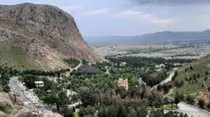 در پارک کوهستان کرمانشاه شهر را زیر پای خود ببینید
