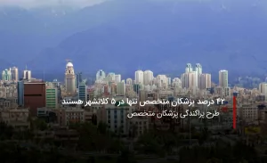 سفربازی - پراکندگی پزشکان متخصص